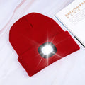 Unisex Warm Beanie With Rechargeable Usb Light