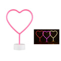 Heart Shaped Led Neon Signs With Stand