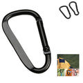 Custom Logo Aluminum Carabiner Keychain Clips