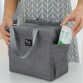 Insulated Lunch Bag With Bottle Holder