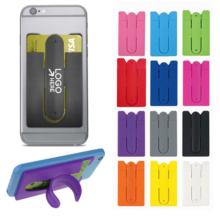 Silicone Phone Wallet and Stand