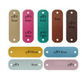 Personalized Detachable DIY Knit Cap Sweater Leather Label