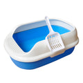 High-Sided Open-Top Cat Litter Box