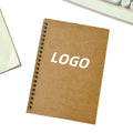 Kraft Cover Sketchable Spring Loose leaf Blank Notebook