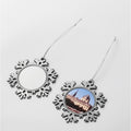 White Snowflake Holiday Ornament