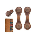 Vintage Pu Leather Bone-Shape Double-Sided Magnetic Bookmark