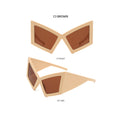 Futuristic Oversized Motorcycle Sunglasses