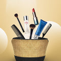Cotton-Linen Cosmetic Bag