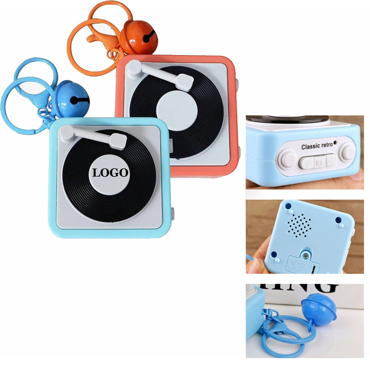 Multipurpose Miniature Record Player Keychain