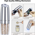 Automatic Gravity Electric Stainless Steel Pepper Grinder