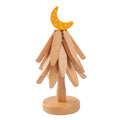 Wooden Christmas Tree-Shaped Cup Coaster For Christmas Gift