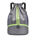 Soccer Drawstring Backpack With Separate Shoe Compartment