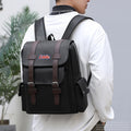 PU Leather Travel Laptop Backpack