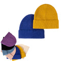 Monochrome Warm Autumn And Winter Knit Hat