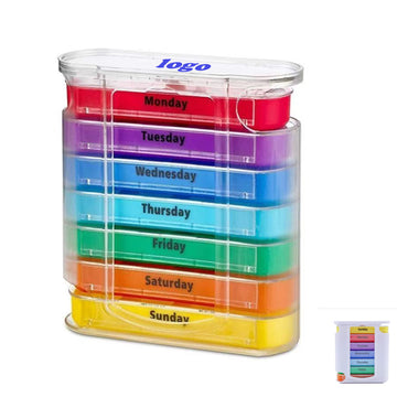 Weekly Stackable Pill Organizer Tower