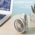 USB Rechargeable 3-speed Portable Handheld Fan with Lanyard