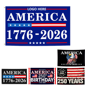 3x5 Ft 250th Anniversary USA Flag