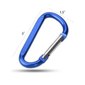 3" Aluminum Carabiner D Ring