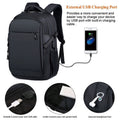 Business Travel Waterproof Laptop Backpack With USB Port