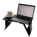 Portable Leather Foldable Laptop Lap Desk Bed Desk