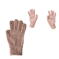 Ladies Winter Jacquard Knit Warm Gloves