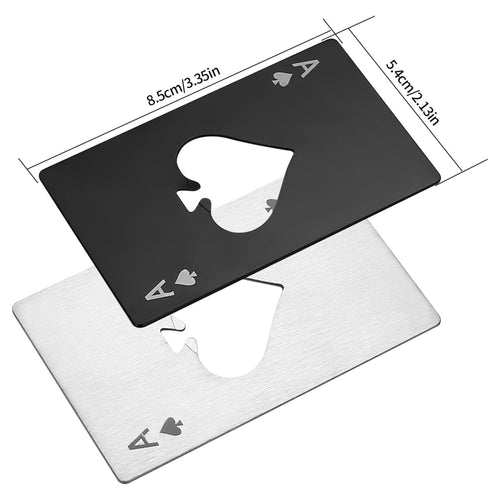 Ace of Spades Bottle Openers