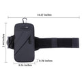 Adjustable Waist and Shoulder Outdoor Sports Phone Arm Bag