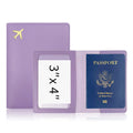 Gold Plated Leather Passport Holder