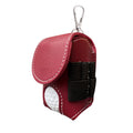 Outdoor Portable Waist-Hung Golf Ball Leather Pouch