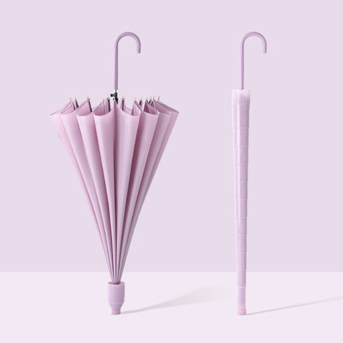 16 Ribs Windproof Umbrella With Waterproof Cover