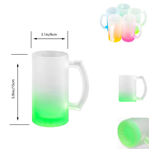 16Oz Beer Glass With Gradient
