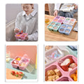 Wheat Straw 4-compartment Snack Box