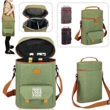 Insulated Wine Cooler Bag With Shoulder Strap