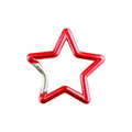 3 2/3'' Star-Shaped Carabiner Key Chain