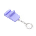 Travel Outdoor Portable Silicone Phone Holder Keychain