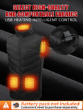 Electric Heated Vest with 3 Heat Levels 9 Heating Zones