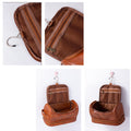 Personalized Leather Toiletry Bag