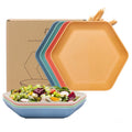 Wheat Straw Hexagonal Home Use Plate