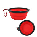 12 oz Collapsible Silicone Pet Bowl with Carabiner