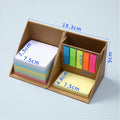 Sticky Notes Organizer Cube with Pen Holder