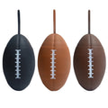 25 Oz Rugby Football Shape Collapsible Silicone Water Bottle