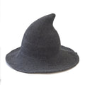 Witch Hat Knitted Wool Cap For Halloween Party Masquerade