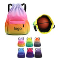 Large Waterproof Sports Gym Drawstring Nylon Backpack Bag