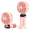 Rechargeable Digital Display Folding Fan