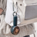 Portable Handheld Fan With Carabiner Rechargeable