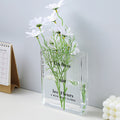 Acrylic Book Flower Vase