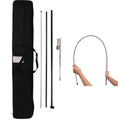 8' Double Sided Portable Half Drop Banner w/ Hardware Set
