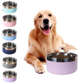 35 Oz Stainless Steel Double Wall Dog Bowls