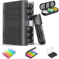 Portable Pill Box Weekly Pill Organizer 7 Day 3 Times
