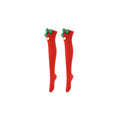 Christmas Bow Over-The-Knee Socks